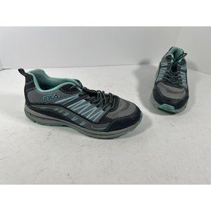 Fila Womens Evergrand Tr21 Mesh And Synthetic Athletic Sneakers Blue 6.5